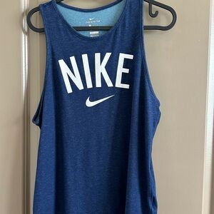 Nike Dri-FIT Blue Athletic Tee